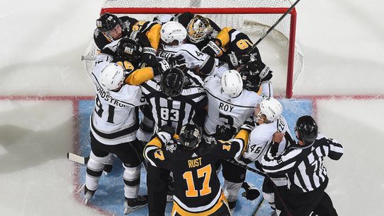 Jarry embraces 'a little edge' to go with his 39 saves taken at PPG Paints Arena (Penguins)